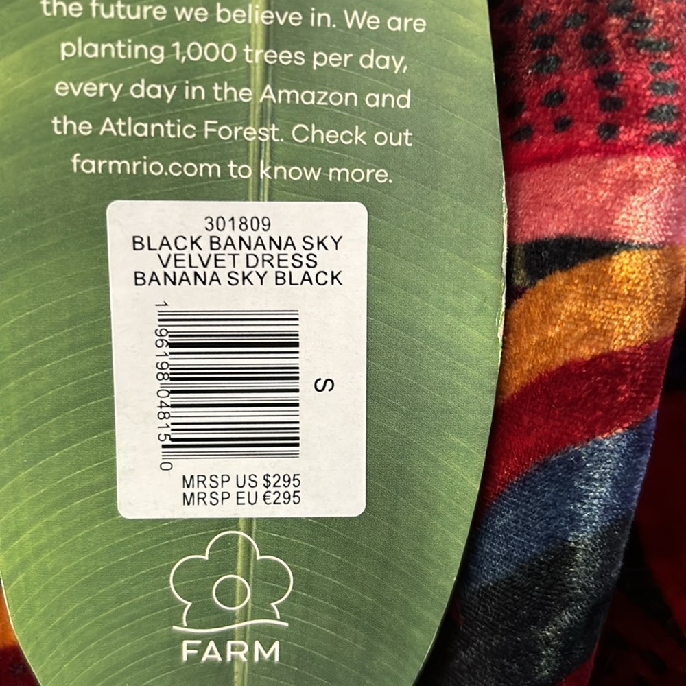 Farm Rio Velvet Dress - Picture 5 of 5